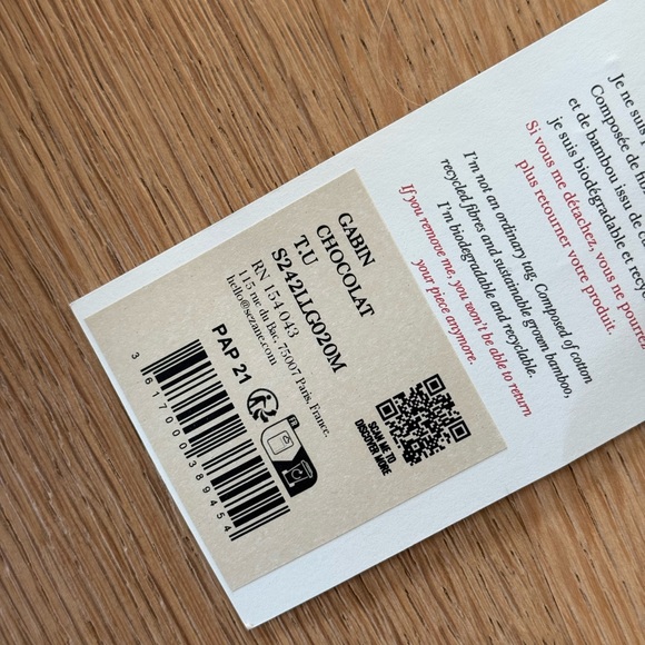 Sezane GABIN BAG Chocolate Suede - Picture 8 of 8